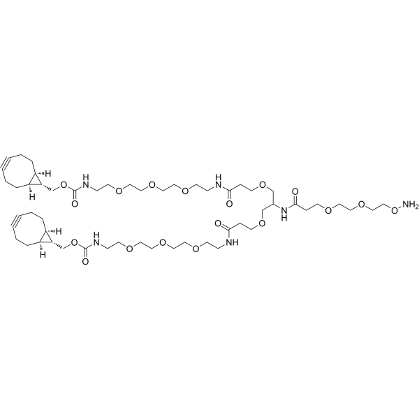 Aminooxy-PEG2-bis-PEG3-BCN